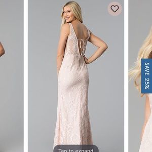Pink gown